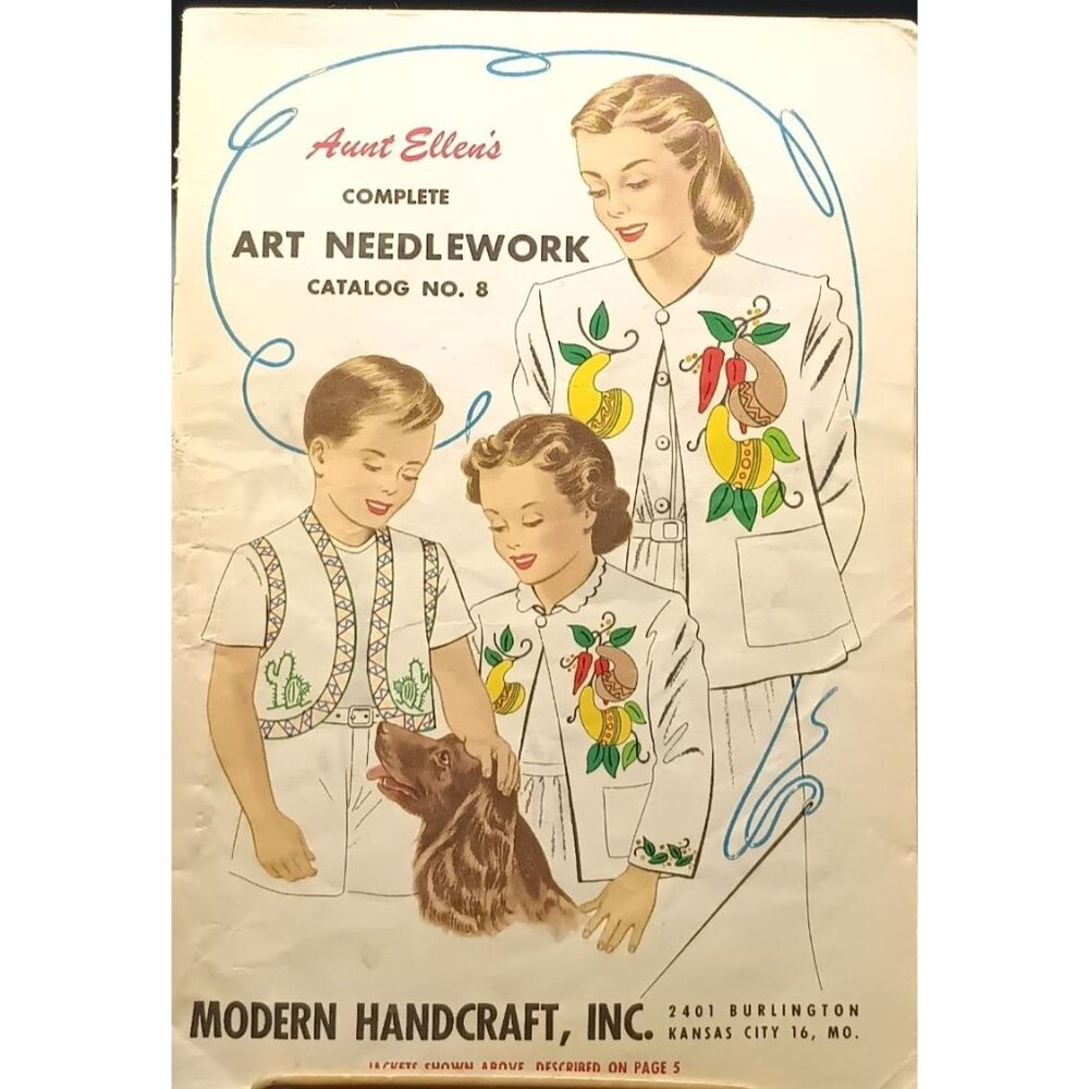 Aunt Ellens Vintage Art Needlework Catalog No. 8
